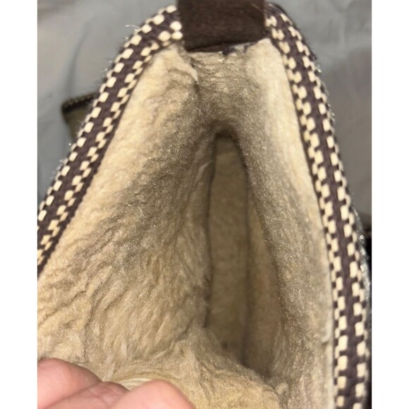 Made in Italy Vintage Women’s Fur & Leather Winter Ski Boots size 8 Wool Lined - Picture 8 of 10